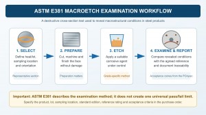 ASTM E381 Macroetch Testing for Stainless Steel Bars: What It Reveals and When to Specify It