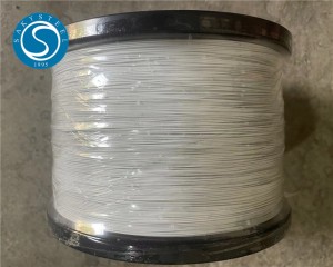 Nerūdijančio plieno vielos pasukama automatinė sagties virvė