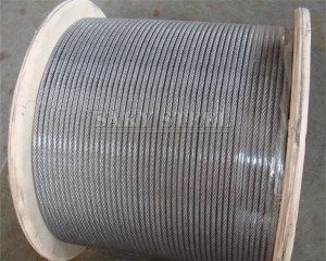 China factory aisi 304 stainless steel wire rope