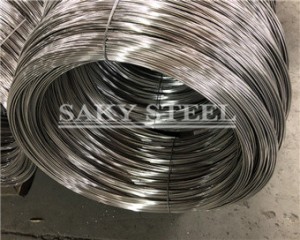 Fire typer trådoverflate i rustfritt stål