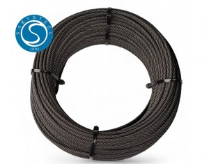 Black Oxide 1×19 Stainless Steel Cable