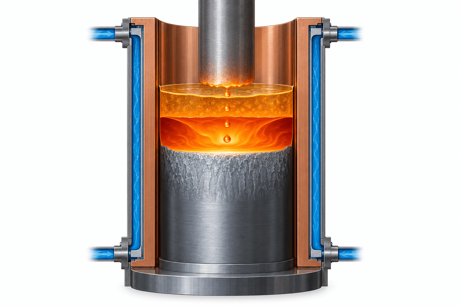 Electroslag Remelting Process Diagram