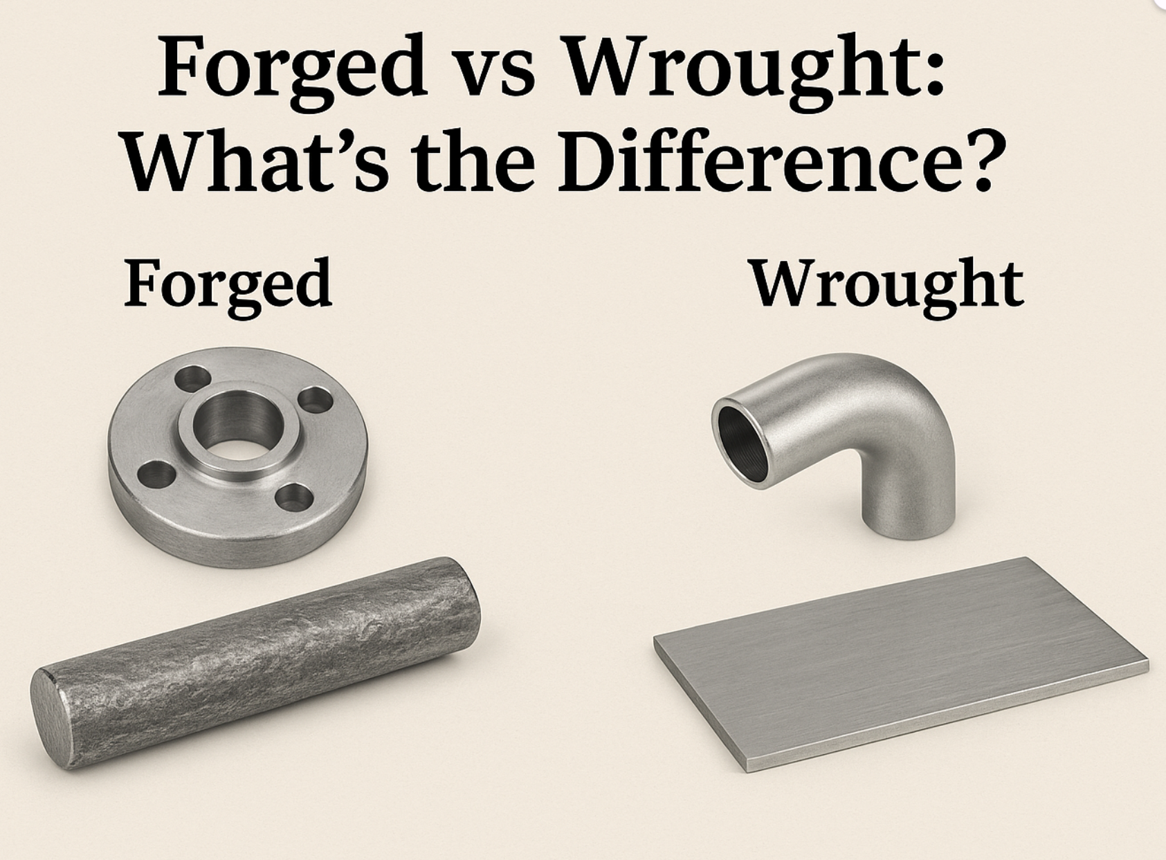 Forged vs. Wrought Steel: Mga Pangunahing Pagkakaiba, Aplikasyon, at Mga Bentahe?