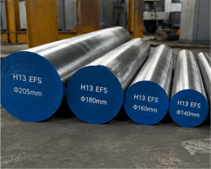 H13 EFS Super Fine hot work tool steel round bars in warehouse
