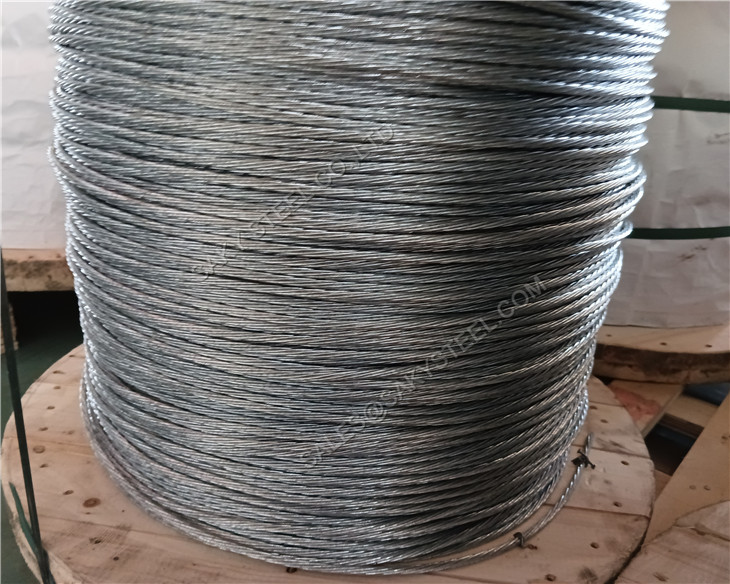 Galvanized Steel Strand Display