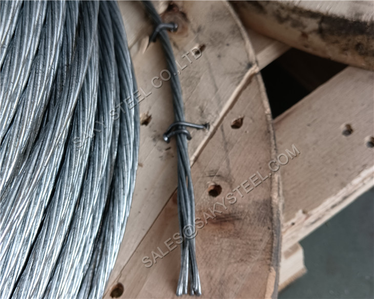 Galvanized Steel Strand Display