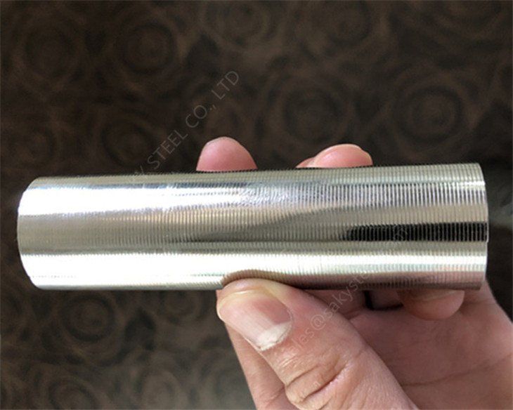 Finished stainless steel screen cylinder with internal support profiles