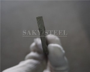 Fío de perfil plano de aceiro inoxidable
