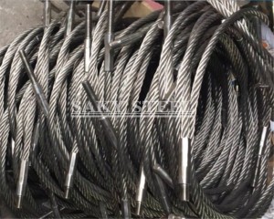 Stainless steel endless wire rope sling