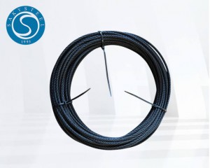 Cable de acero inoxidable con extremos fusionados y cónicos