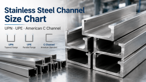 Stainless Steel Channel Size Chart: UPN, UPE and American C Channel Dimensions & Weight Guide