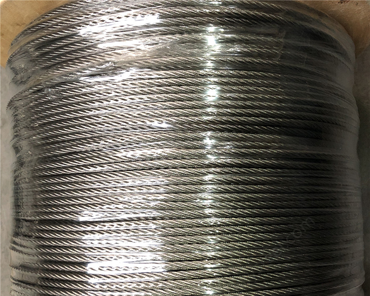 Cheap PriceList for Pvc Coated Galvanized Steel Wire Rope - 304 316 316L stainless steel wire rope 6×19 7×19 1×19 – Saky Steel